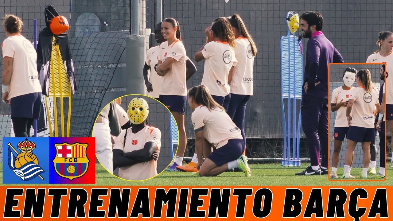 ¡Increíble entrenamiento del Barça antes del partido contra la Real Sociedad! ⚽