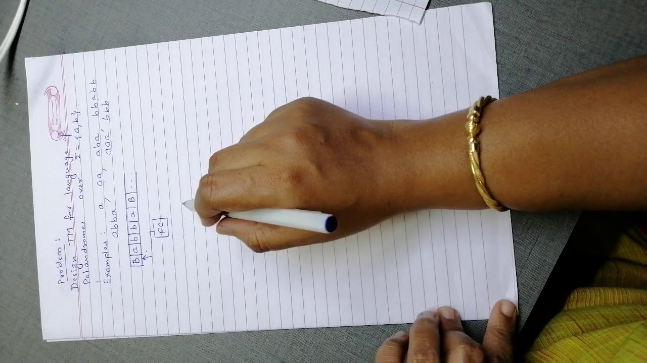 Build a Turing Machine to Recognize Palindromes 🧠