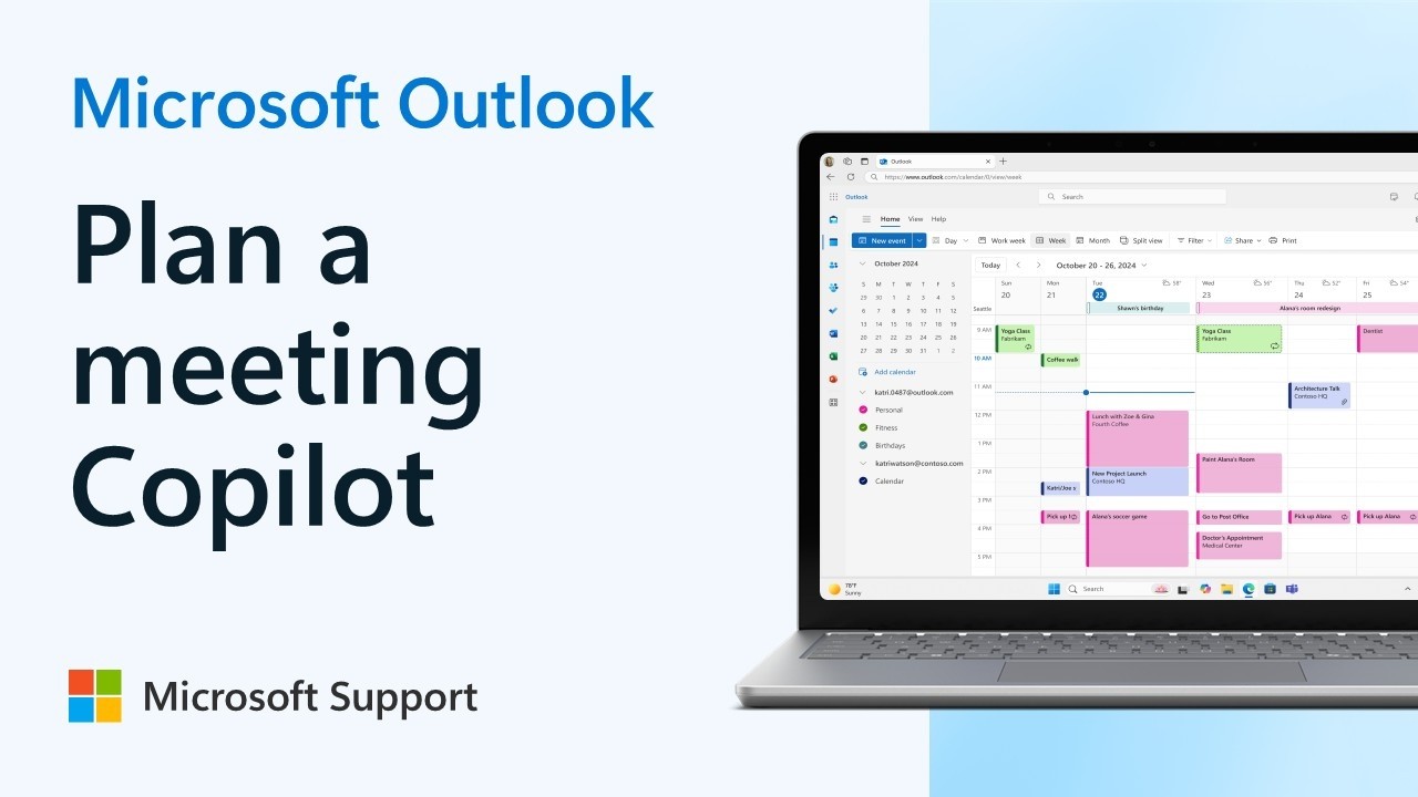 Schedule meetings in Outlook with Microsoft 365 Copilot | Microsoft