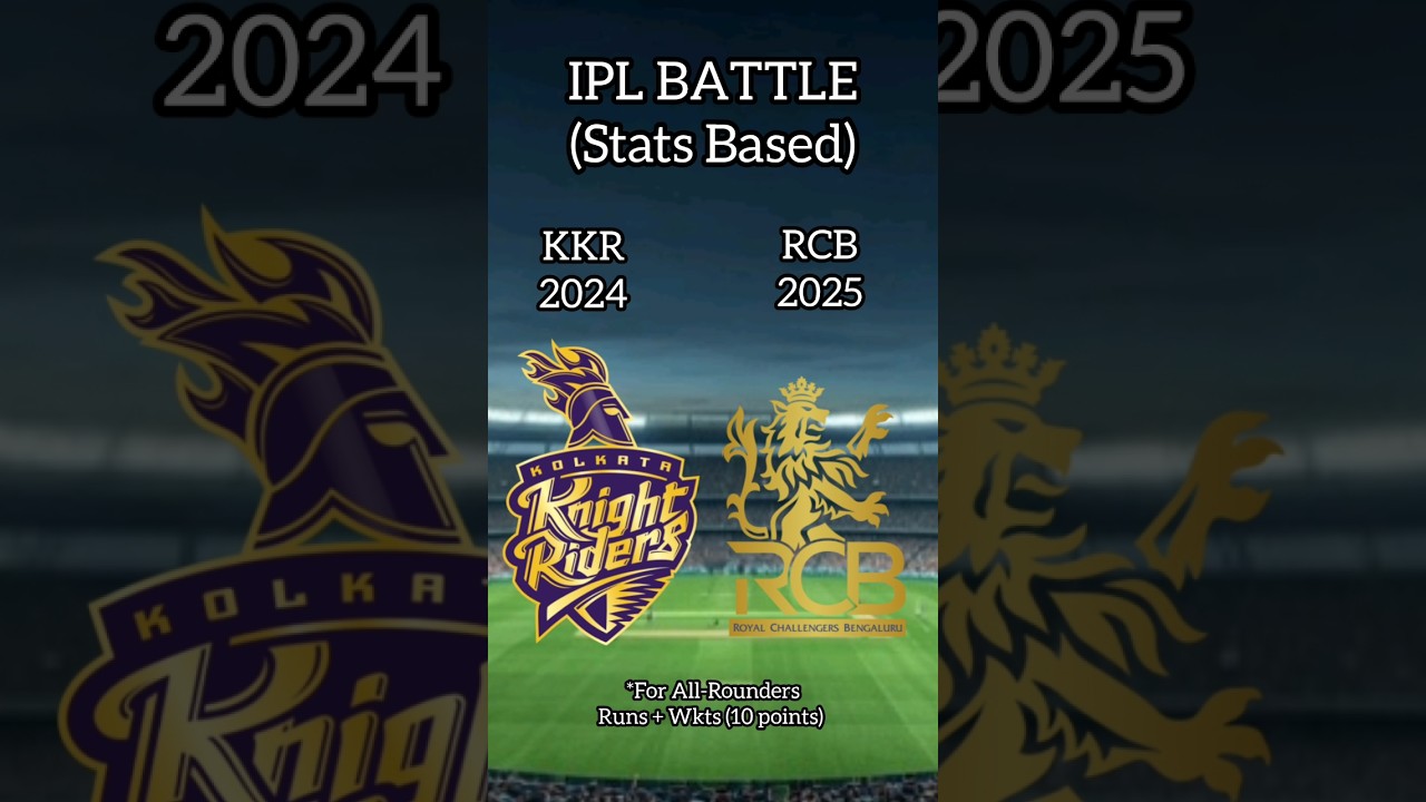 KKR 2024 vs RCB 2025: Which Team Is Better? 🏏