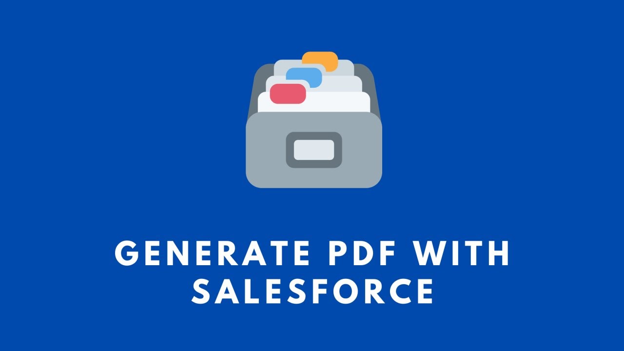 Salesforce PDF Generation Demonstration