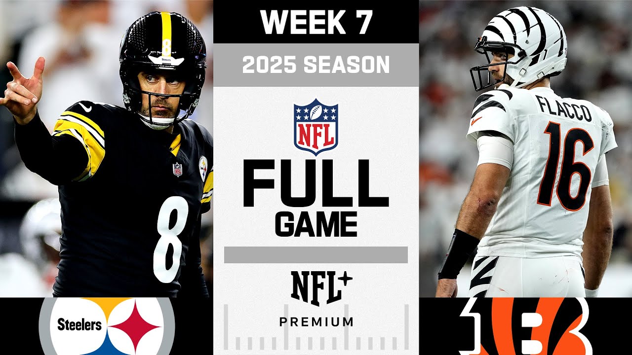 Rodgers vs. Flacco! Steelers vs. Bengals | Full Game Highlights | NFL Week 7 2025 🏈