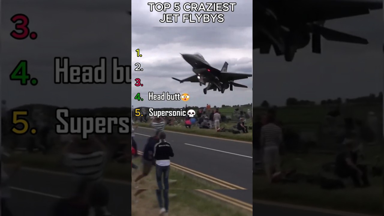 Top 5 Most Insane Jet Flybys You Have to See ✈️