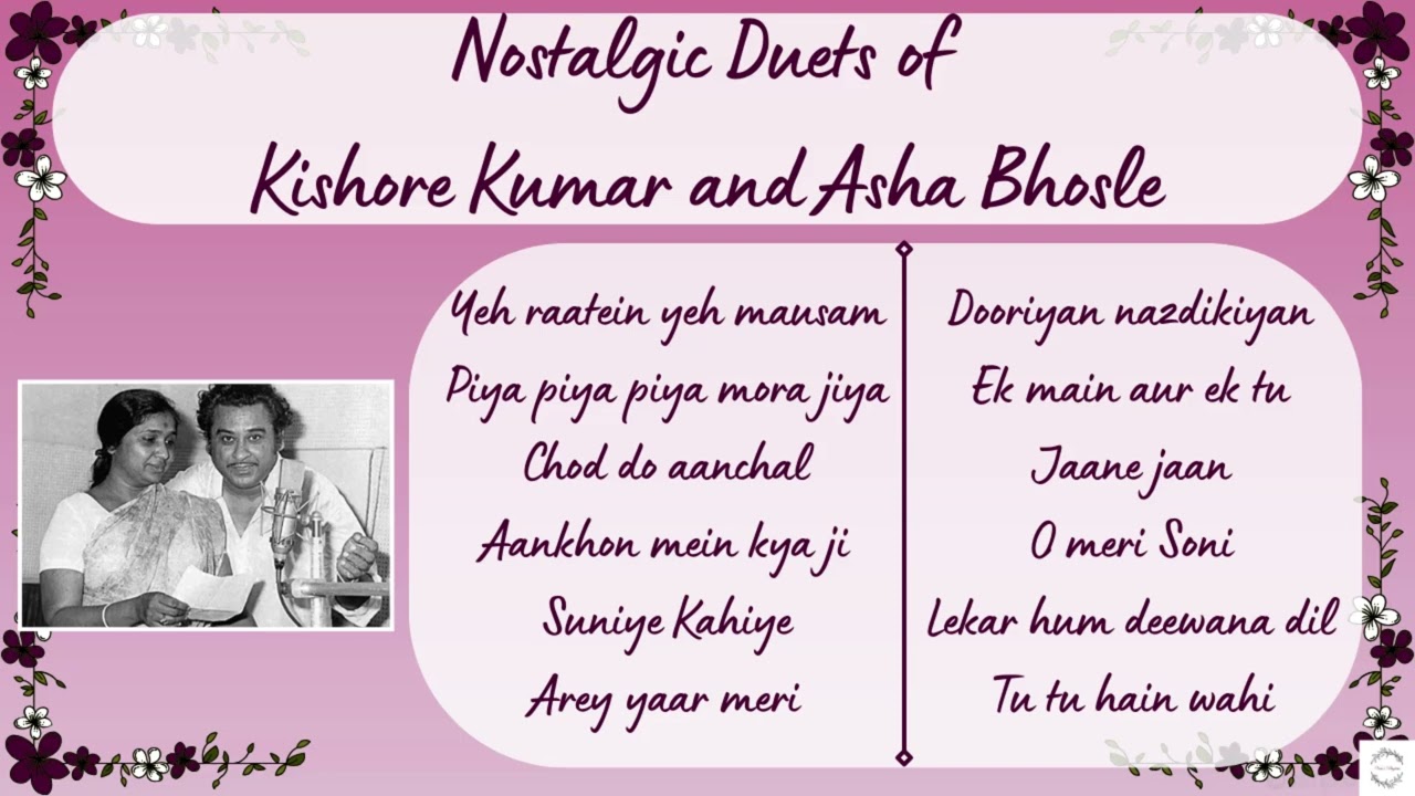 Timeless Duets of Kishore Kumar & Asha Bhosle 🎶 | Rediscover Their Magical Chemistry