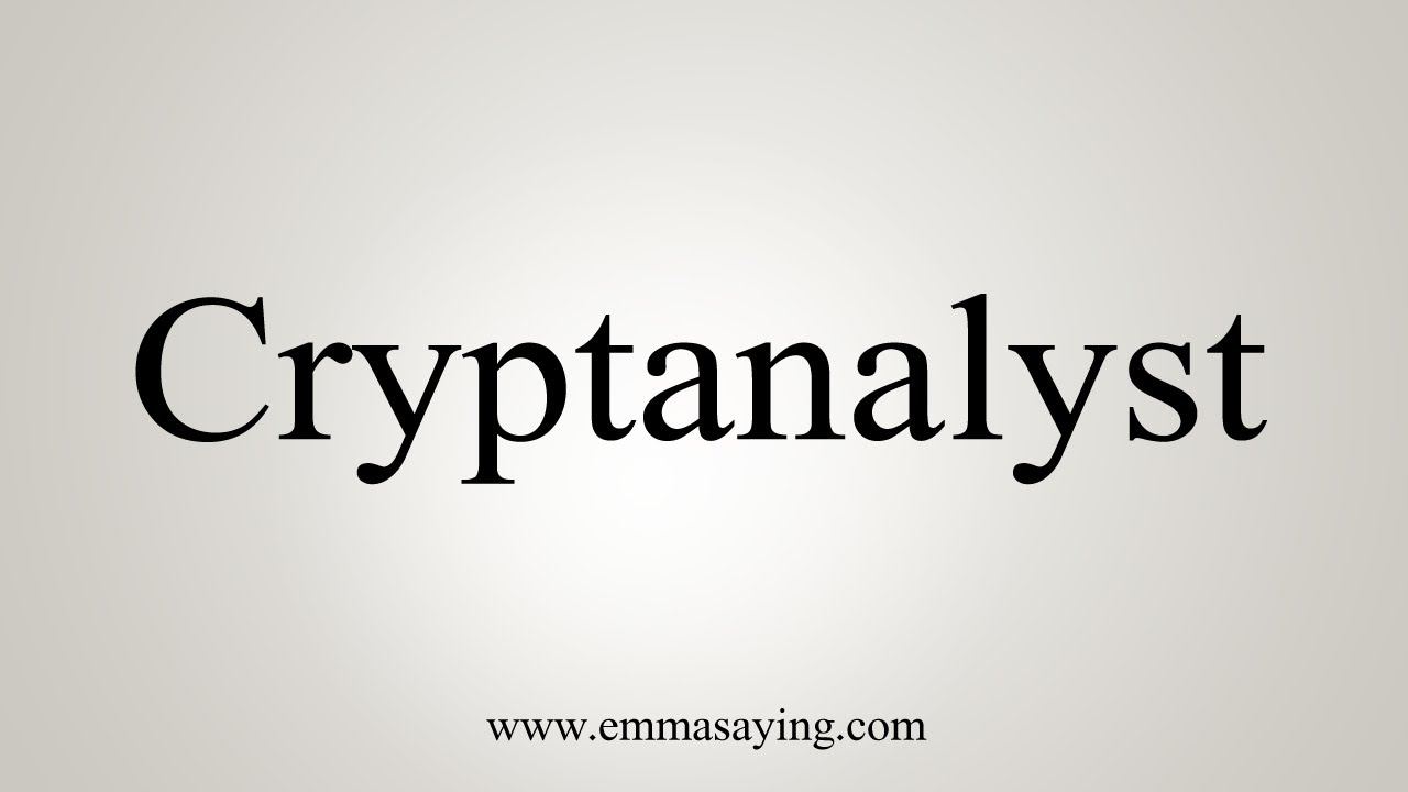 How to Pronounce 'Cryptanalyst' | Free Pronunciation Guide 🎙️