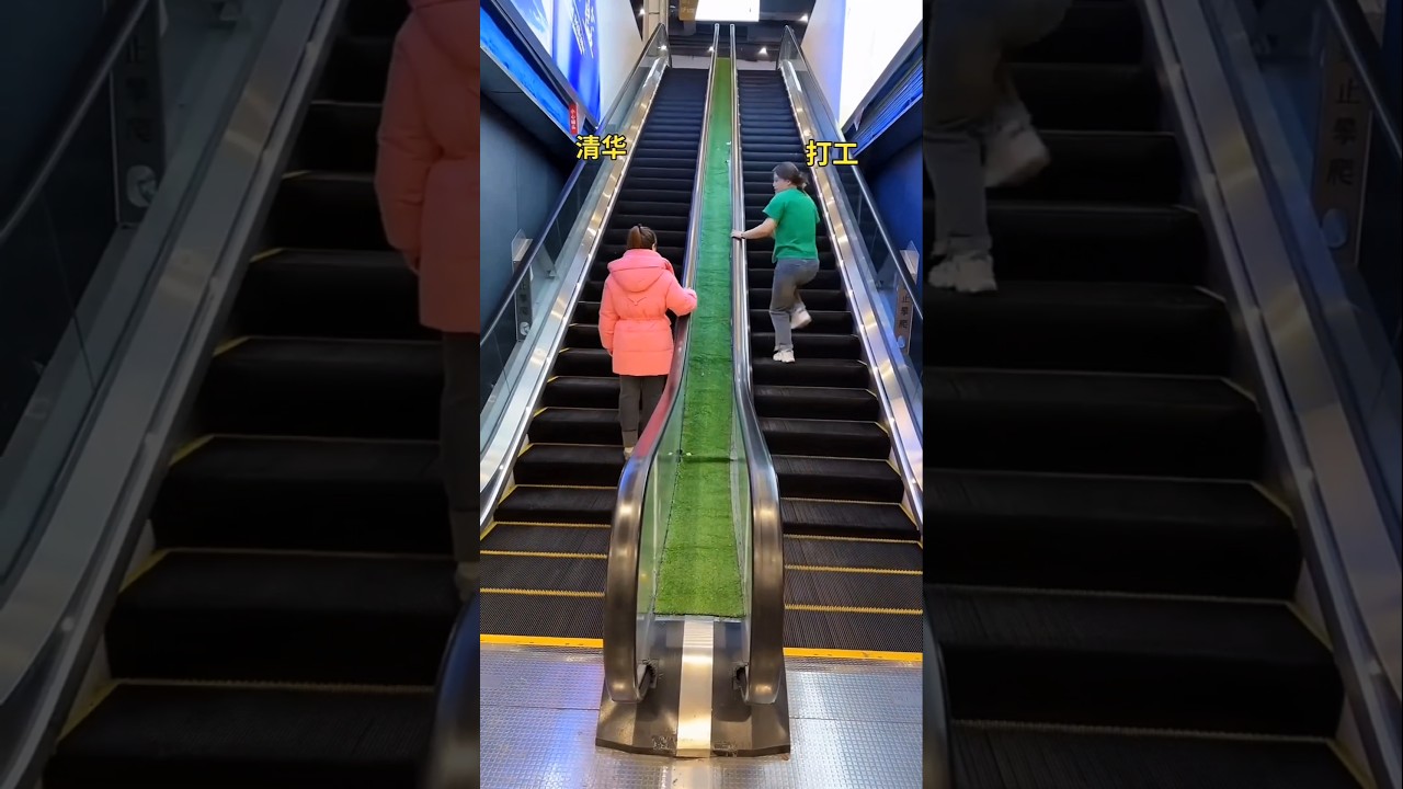 Emma's Hilarious Escalator Mix-Up! π #shorts