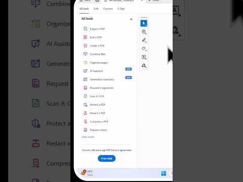 How to Edit PDF File in 1 Minute! #pdf #tricks #laptop #worddocument