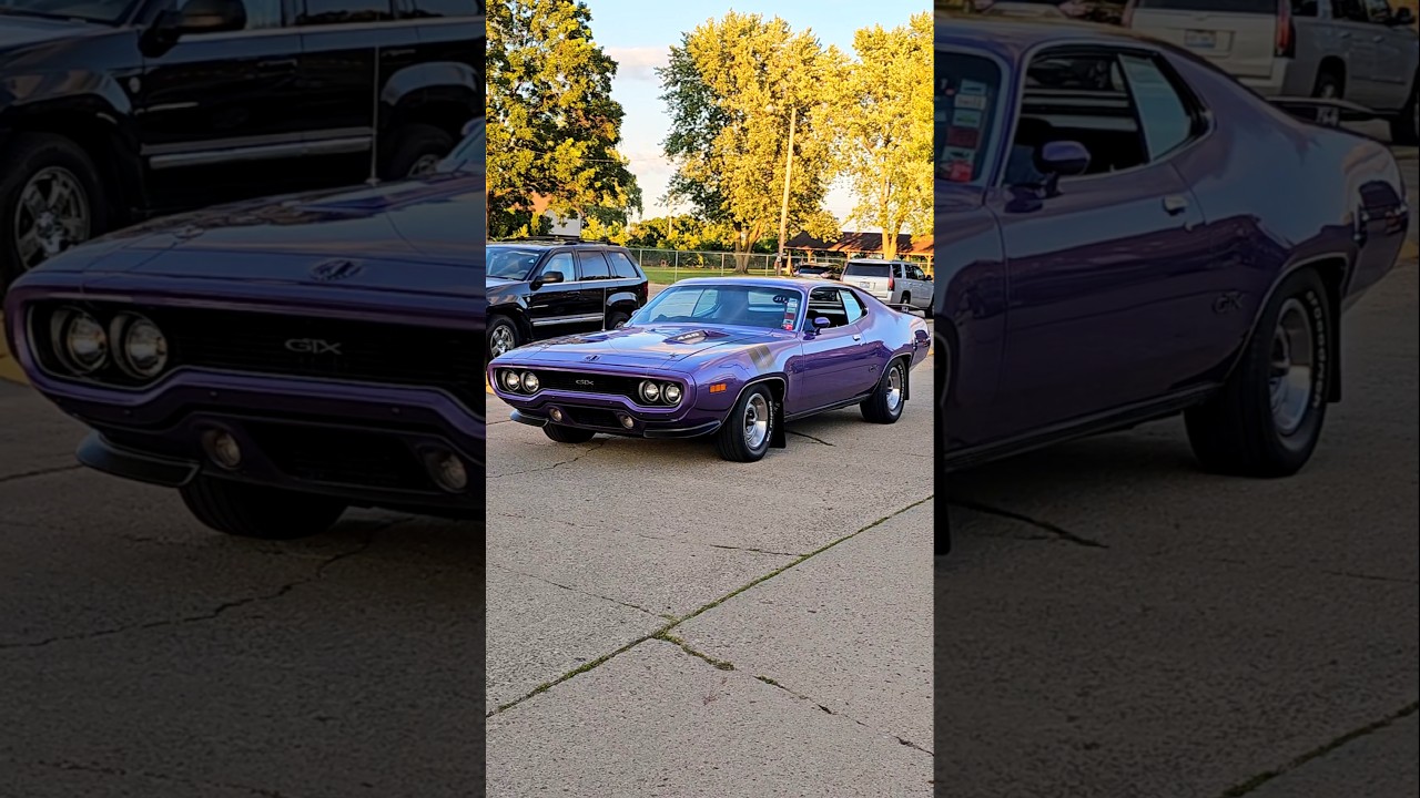 1971 Plymouth GTX Drive-By & Engine Sound ๐