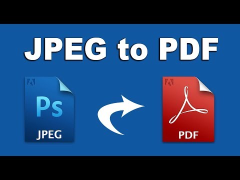 How to Convert Multiple JPG to One PDF in Adobe Photoshop CS6 2018