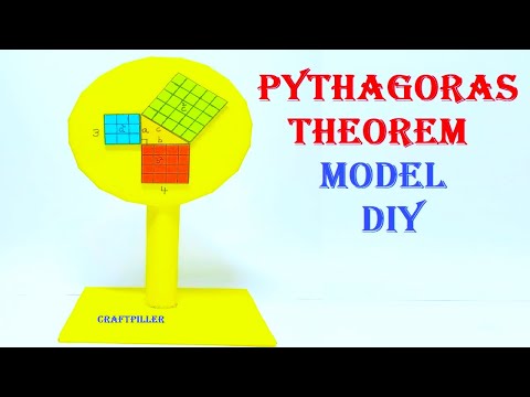 Pythagoras theorem working model exhibition project | maths exhibition project | craftpiller