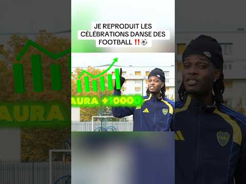 J’ai reproduit 10 célébrations danse de footballeurs 😱🔥⚽️ ( vidéo disponible sur ma chaîne )