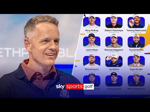 Luke Donald reveals Team Europe's Ryder Cup captain's picks 🚨🇪🇺