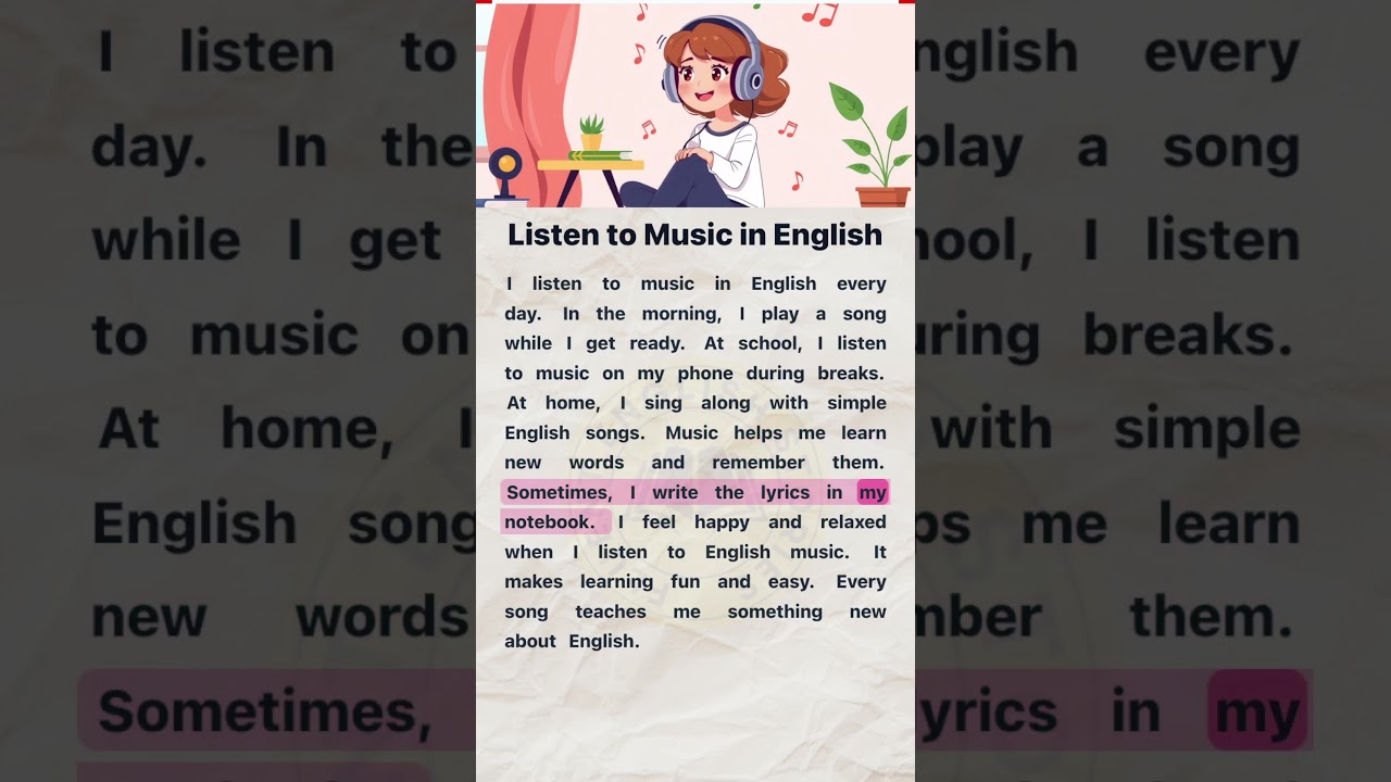 Learn English with Songs 🎶 for Beginners