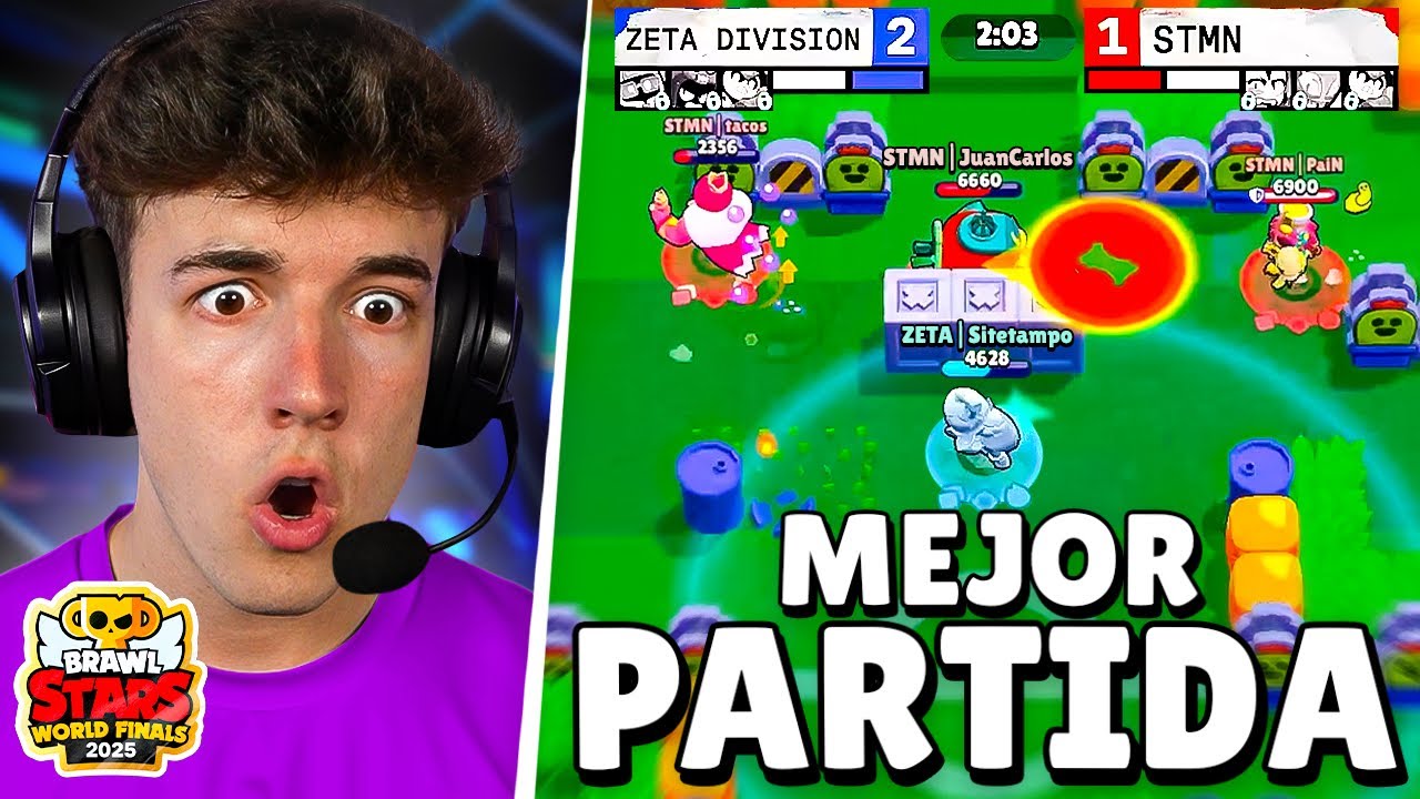 Mejor Partida de las Finales Mundiales de Brawl Stars 🎮