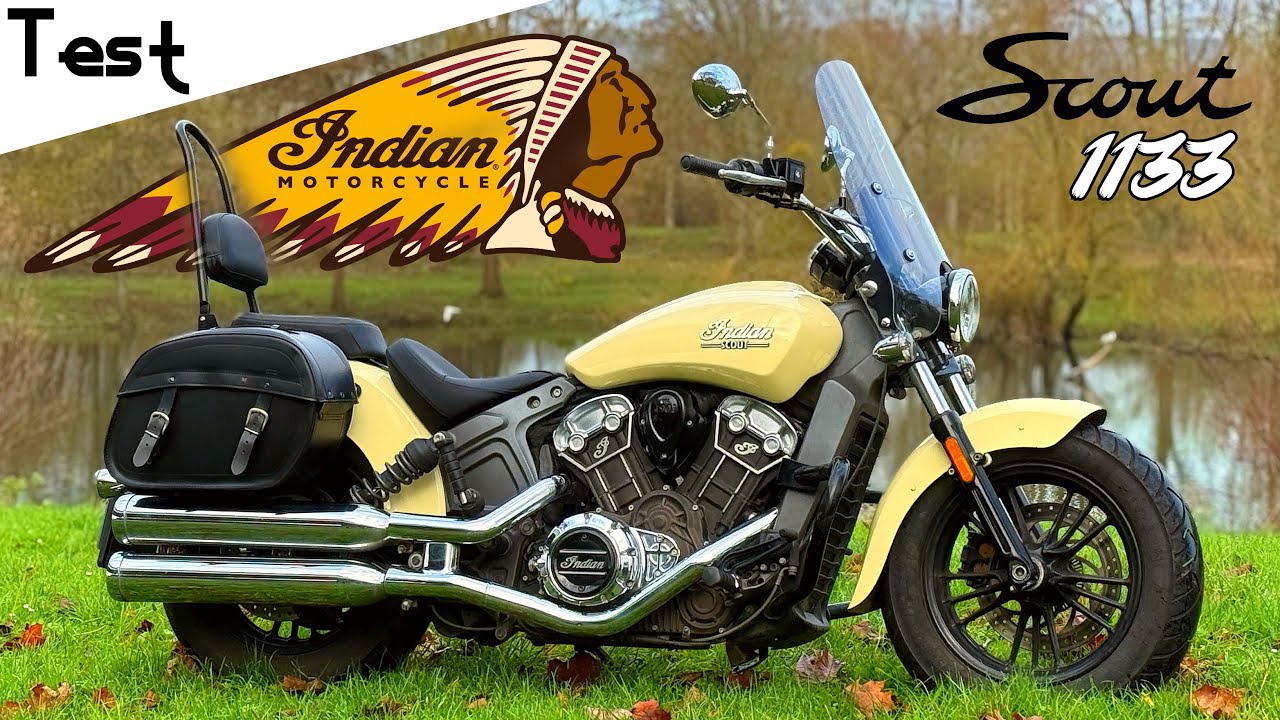 "Test" Cruiser américain moderne 🤠 "Indian Scout 1133 de 2018"