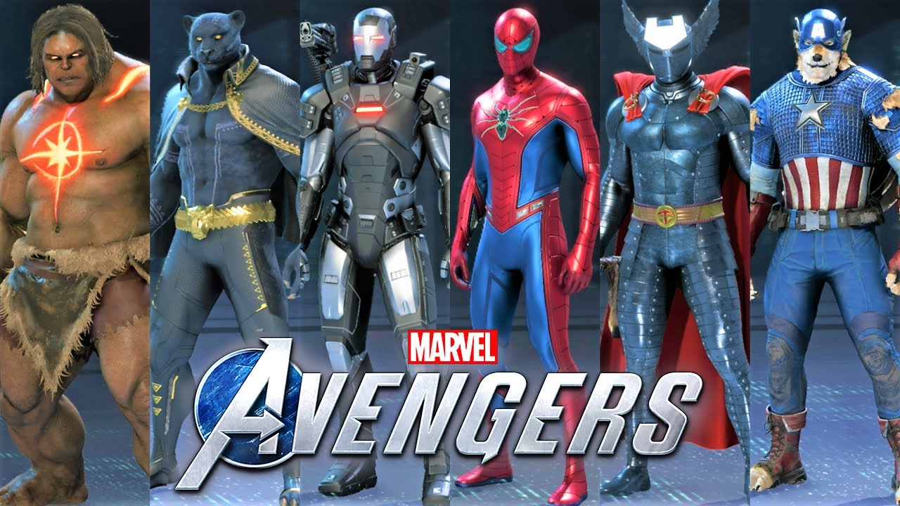 Marvel's Avengers PS5: All Suits Showcase (2020-2023) 🎮
