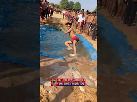 Long jump training || army training #training