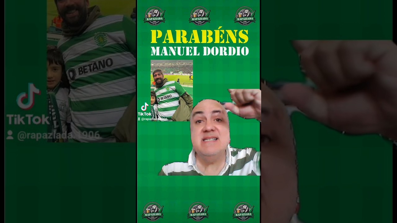 Feliz Aniversário Manuel Dordio 🎉