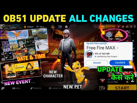 Ob51 New Update 🔥 ALL Changes 🤯 Kya kya aaya Hai in Free Fire | FF NEW EVENT UPDATE GARENA FREE FIRE
