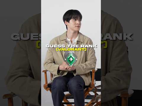 Guess The Valorant Rank (ft. Yunho from ATEEZ)