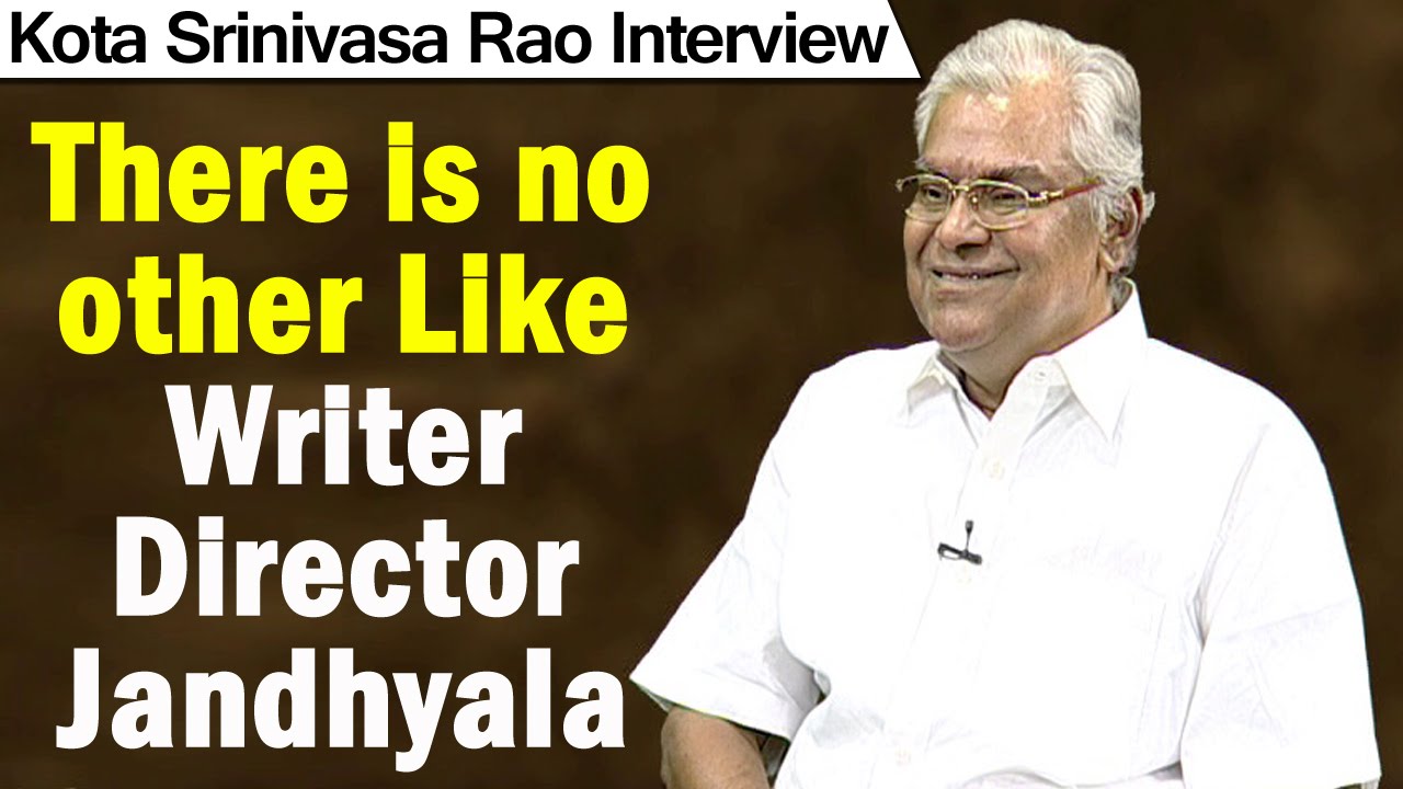 Exclusive Weekend Guest: Celebrating the Legendary Writer-Director Jandhyala with Kota Srinivasa Rao 🎬