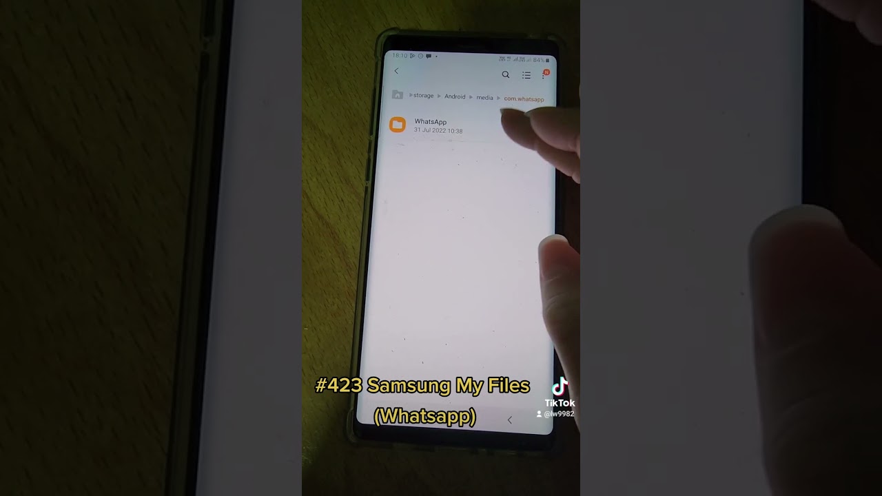 423 Easily Find WhatsApp Photos & Videos on Samsung My Files 📱