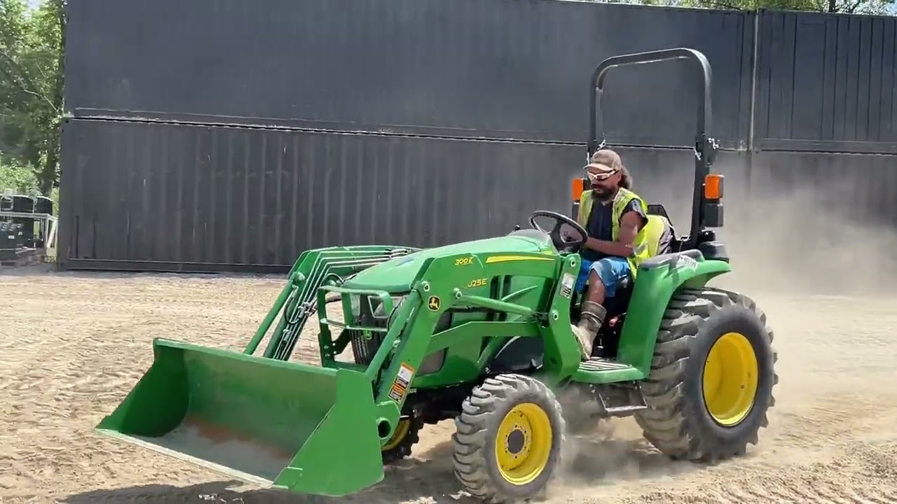 John Deere 3025E Tractor with Loader at MCGrews