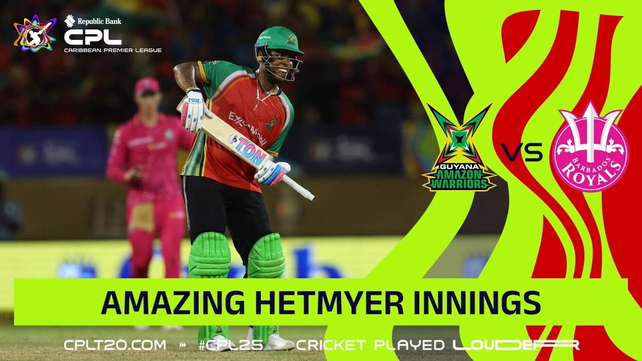 Hetmyer’s Amazing Innings vs Barbados 🏏 | CPL 2025