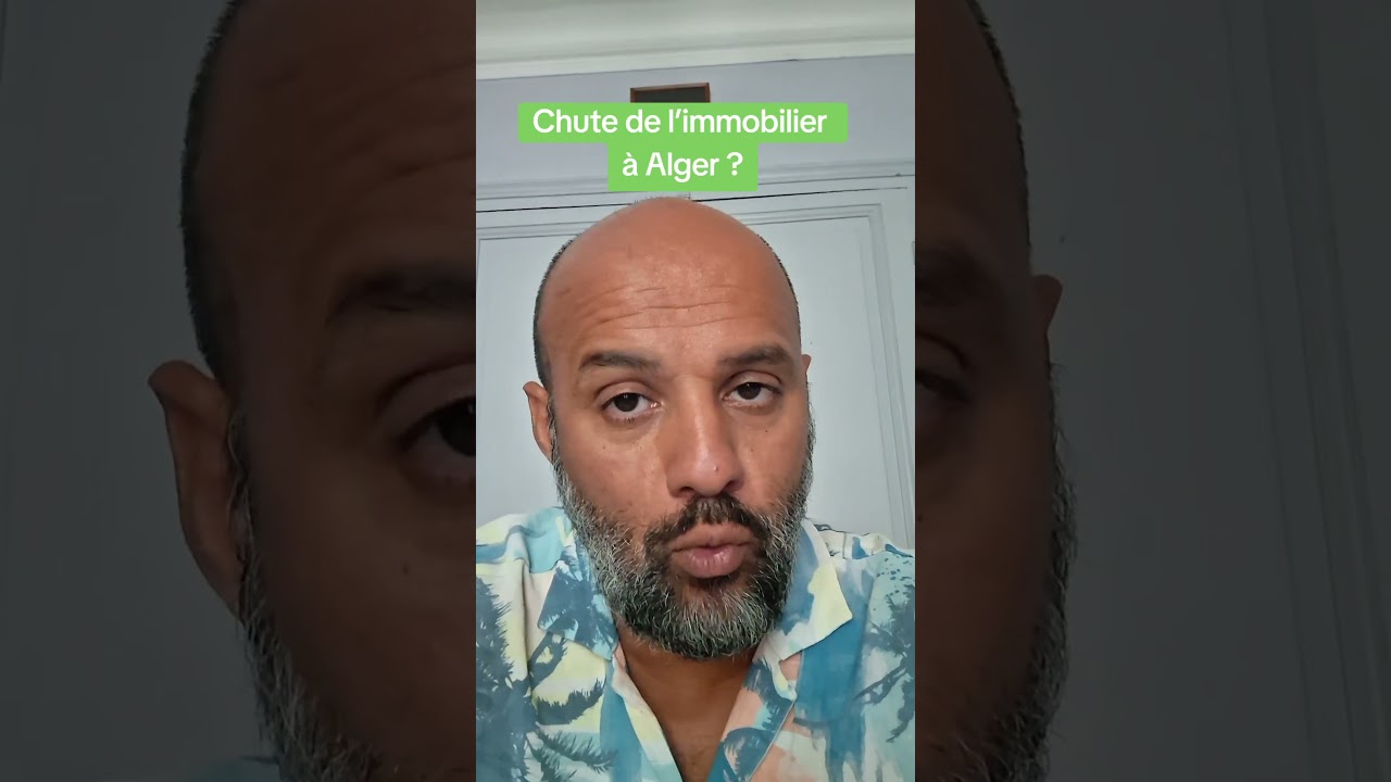 Baisse du marché immobilier en Algérie 🏘️