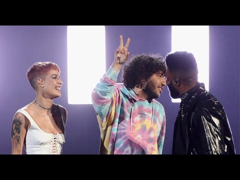 Benny Blanco, Halsey & Khalid Perform 'Eastside' on AMAs 🎶
