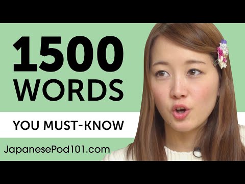 1500 Words Every Japanese Beginner Must Know