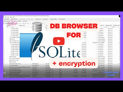 DB Browser how to create and open encrypted sqlite database file - (how to secure sqlite database)