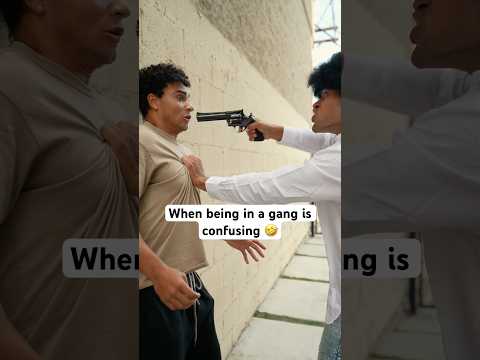 When being in a gang is confusing‼️🤣 #comedyshorts #sketchcomedy #snl
