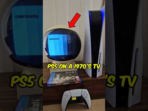 Playing PS5 GAMES on a 50-Year-Old Sphere TV 📺