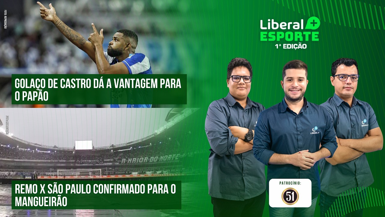 Golaço de Castro dá vantagem ao Paysandu na final ⚽