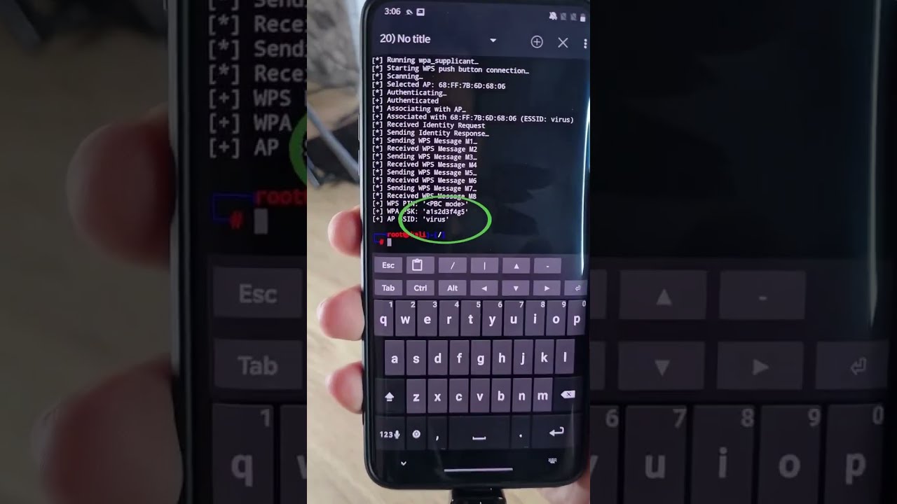 Retrieving Wi-Fi Password through WPS Button Attack with NetHunter