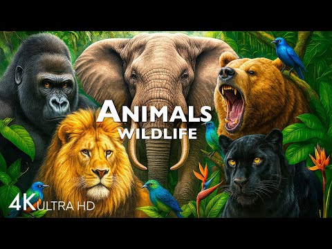 ANIMAL WILDLIFE DISCOVERY | 60FPS 4K ULTRA HD #4K #ANIMALS