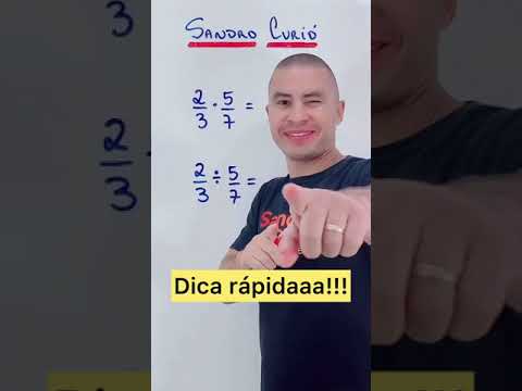 Multiplicação e Divisão de frações | #shorts