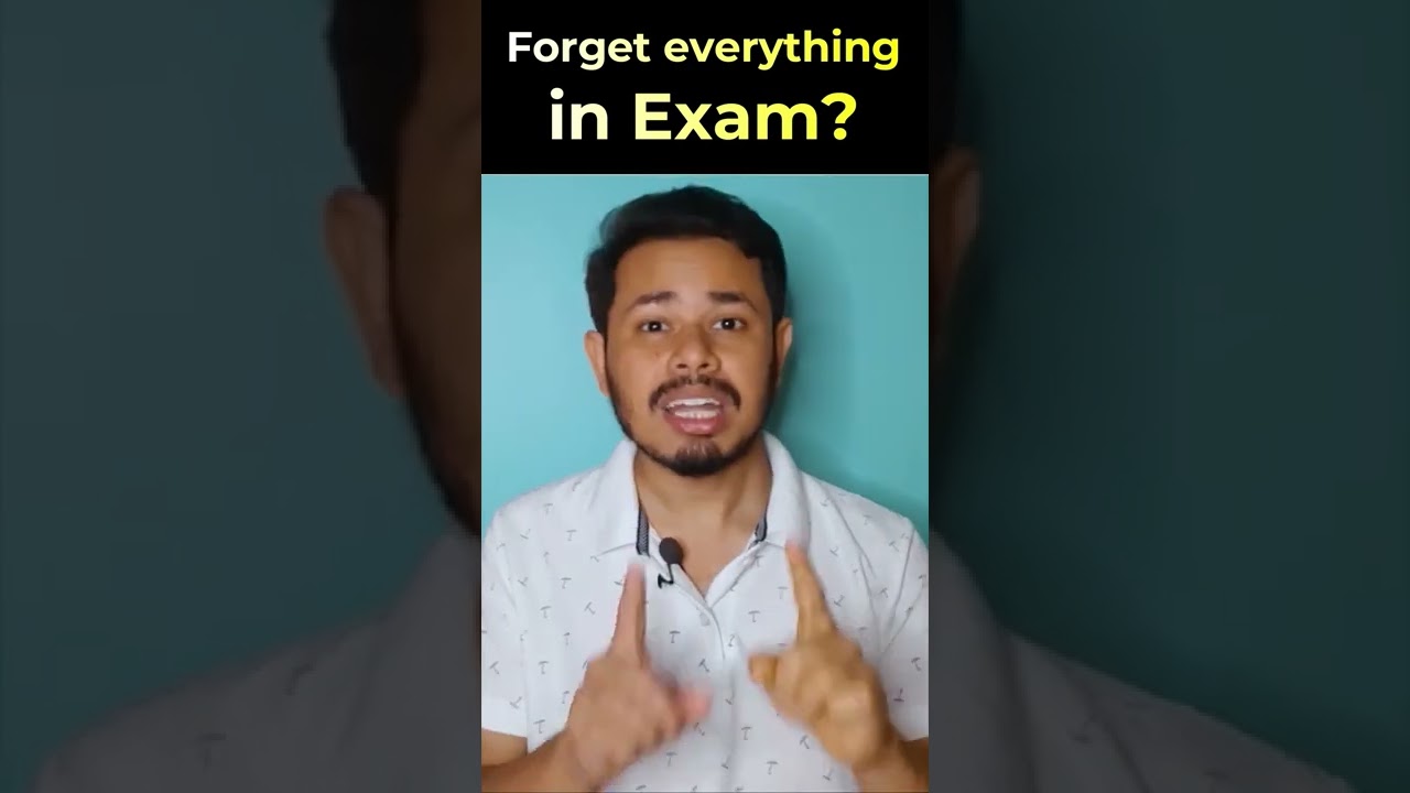 Forget Everything During GATE CSE Exam? π€