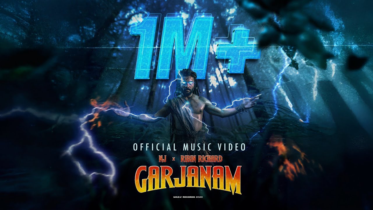 NJ - GARJANAM 🎶 | Official Music Video by Neeraj Madhav & Ribin Richard
