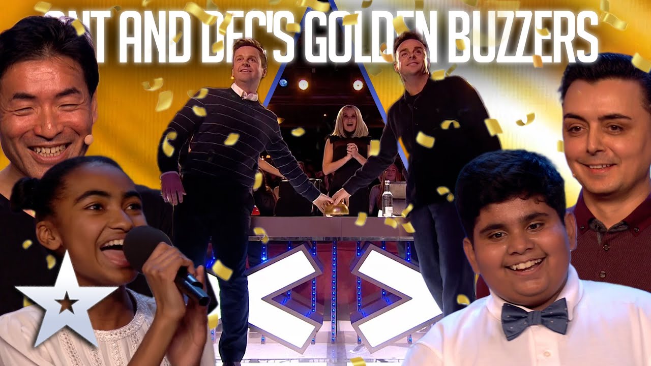 Ant & Dec's Amazing Golden Buzzer Moments on Britain's Got Talent ✨