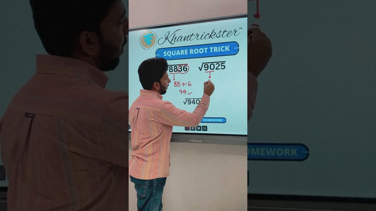 Master the Square Root Trick for Quick Math Calculations! ✨