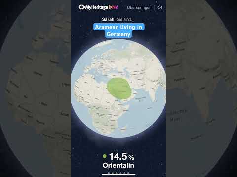 MyHeritage DNA Results - Aramean from Germany #MyHeritage #DNA #Aramean