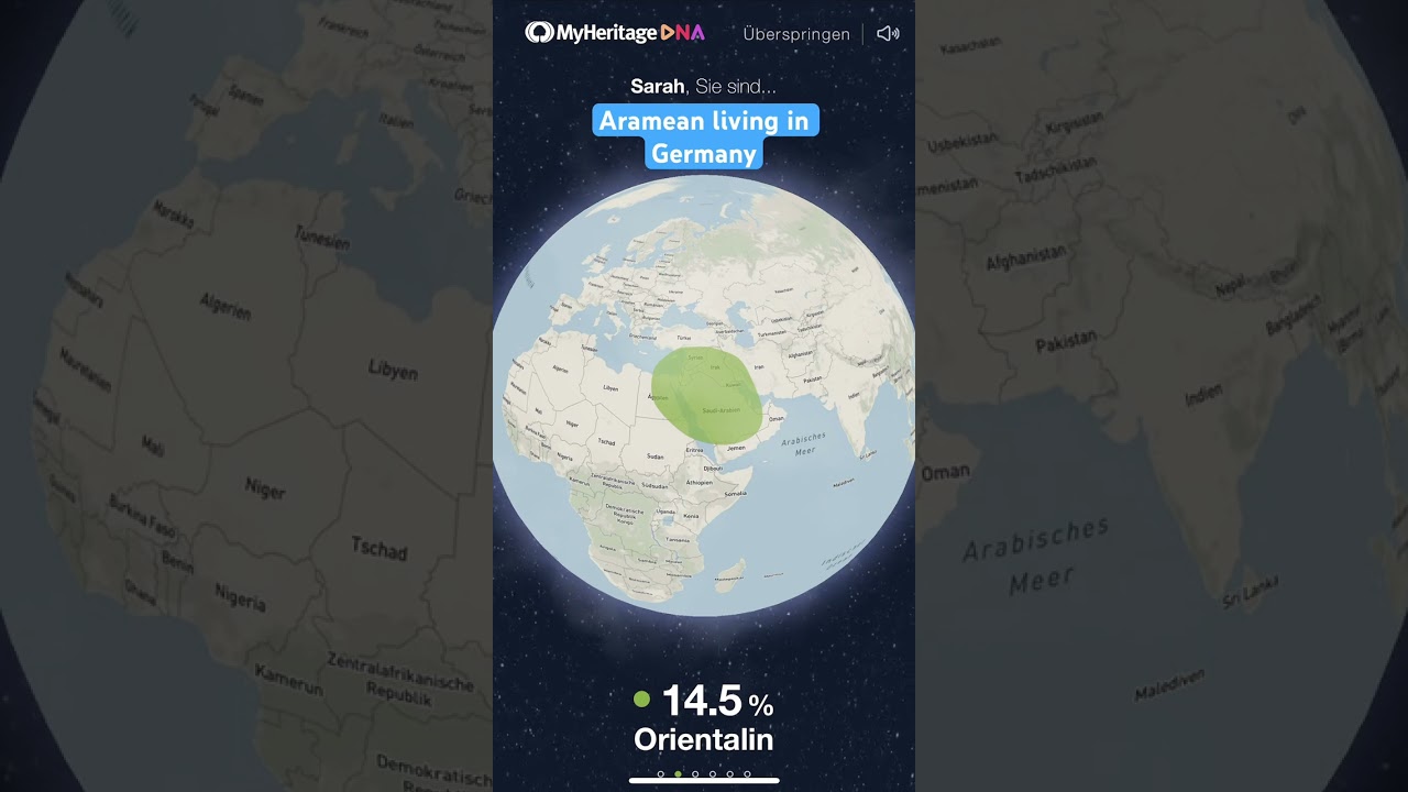 MyHeritage DNA Results - Aramean Ancestry from Germany