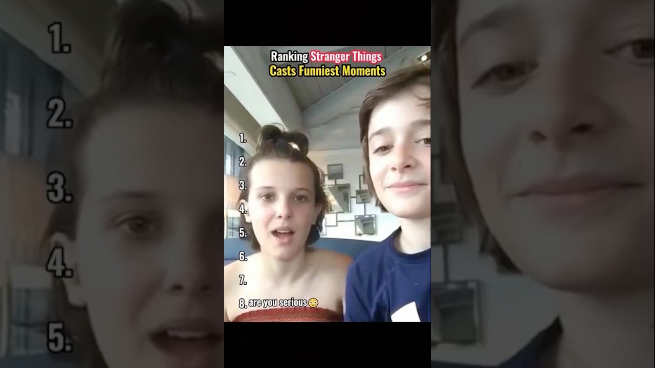 Top 10 Funniest Moments from the Stranger Things Cast 😂