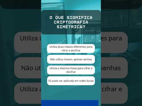 O que é criptografia simétrica? 🔑