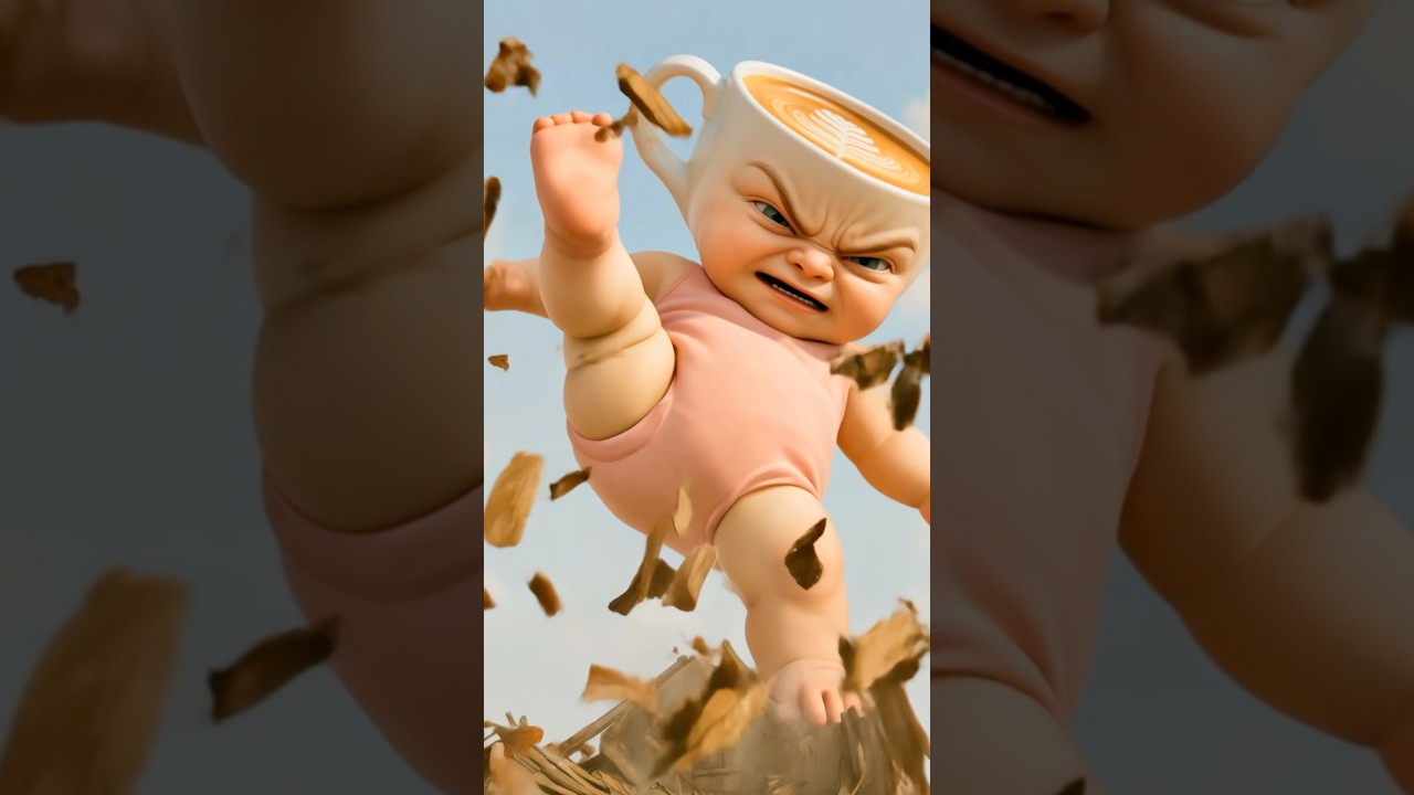 Tiny Bug Turns Cappuccino Into a Creepy Monster! 😱