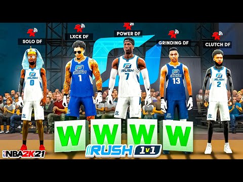 i hosted a DF 1v1 RUSH RACE in NBA 2K21! Who's the BEST PLAYER in MY CLAN!? NBA2K21 (Ep.2)