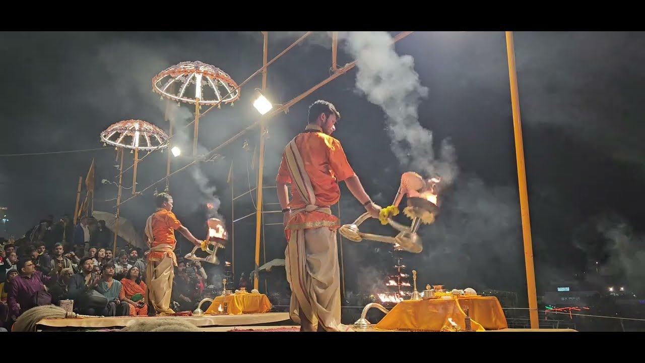 Ganga Aarti in Varanasi with Sharad Sharma π