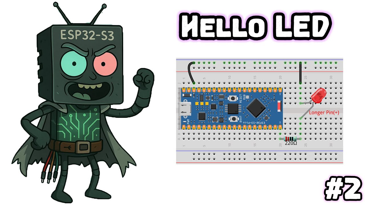 ESP32S3 Pico: Hello LED Tutorial 💡